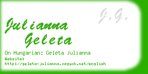 julianna geleta business card
